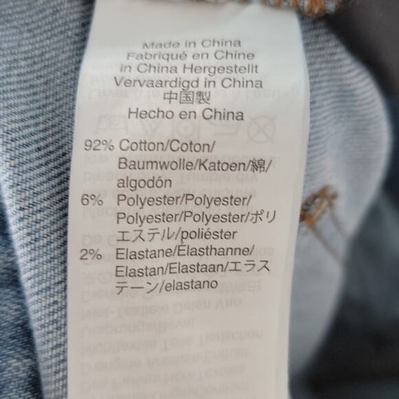 Madewell 9" Mid Rise Skinny Torn Knee Frankie Wash, 26 - Picture 9 of 10